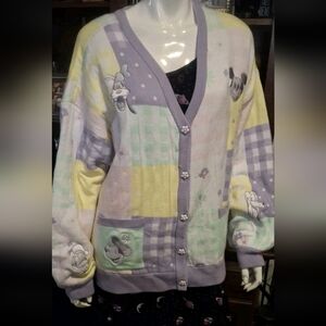 Disney Mickey Mouse& friends  gingham print her Universe/hot topic sweater 2X